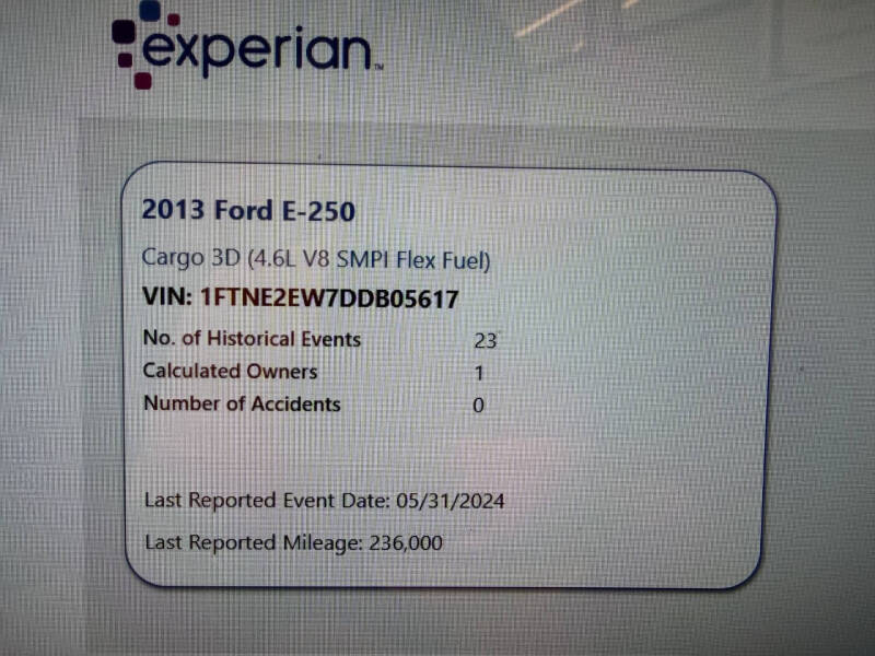 ford e-series econoline van 2013 1FTNE2EW7DDB05617 image ford e-series econoline van 2013 1FTNE2EW7DDB05617 image